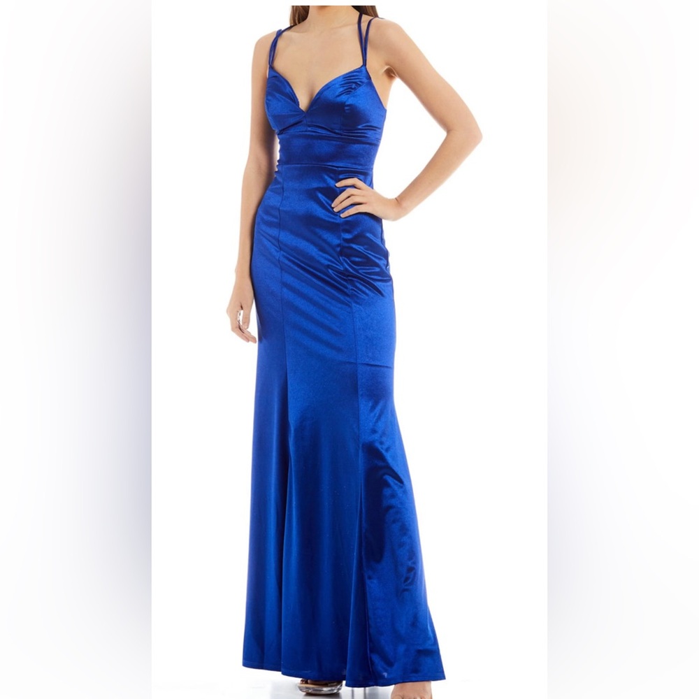 City vibes Royal Blue Formal dress